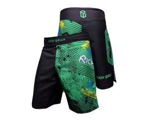 Short MMA à sublimation personnalisée BJJ Grappling Kick Boxing pour homme Muay Thai Cage Fighting avec des matériaux de haute qualité Wholesale Shorts - Product Image 1