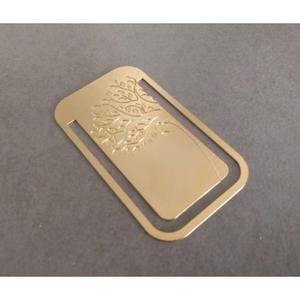 Custom <b>Metal</b> <b>Bookmarks</b> Featuring Family Names or Initials Withgolden Antique Finished <b>Metal</b> <b>Bookmarks</b> - Product Image 3