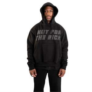 Sweat à capuche basique à grand logo | Sweat à capuche surdimensionné 380 GSM avec imprimé devant et dos | Pull Streetwear 80% coton 20% polyester - Product Image 3