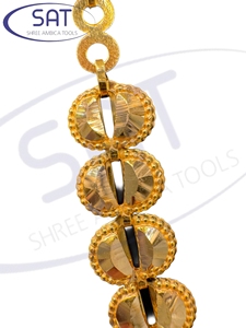 SAT Acero inoxidable ligero dorado de alta calidad Cadena de joyería troqueles de corte moldes Fabricación cadena brazalete anillo Dubai - Product Image 6