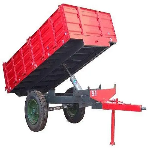 Remorque agricole à 4 roues de 3 à 10 tonnes, tracteur hydraulique à benne basculante, remorque, tracteur arrière
