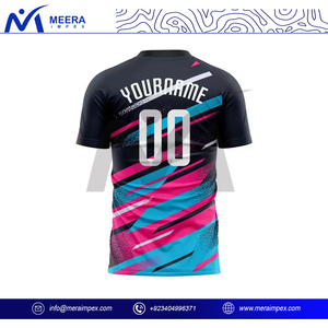 2025 Top Trending sublimación impresa camiseta de fútbol transpirable 100% tela de poliéster cuello redondo de talla grande camiseta de fútbol para hombres - Product Image 3