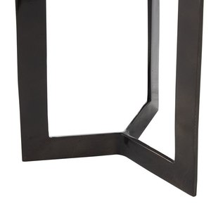 High Quality <b>Metal</b> Pedestal <b>Table</b> Set of 3 with Round Shaped <b>Black</b> Color Hot Selling Design Pedestal <b>Table</b> For Home and Office - Product Image 2