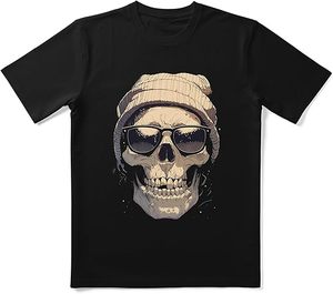 <b>Skull</b> <b>Shirt</b> for <b>Men</b> Street <b>Skull</b> Gift for Him Boyfriend Skeleton <b>Shirt</b> - Product Image 1