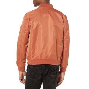 Nueva llegada logotipo personalizado diseño cremallera manga larga ropa de hombre chaquetas estilo casual poliéster Letterman béisbol chaquetas de hombre - Product Image 4