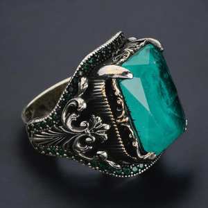 แหวนอเมทิสต์สำหรับผู้ชายแหวนพลอยอเมทิสต์สีเงินทำด้วยมือเครื่องประดับสำหรับผู้ชายของขวัญวันเกิดที่สมบูรณ์แบบสำหรับเขา - Product Image 5