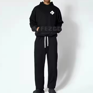 Survêtements à capuche d'hiver de coupe régulière pour hommes avec des motifs et des couleurs personnalisables 100% coton à séchage rapide et respirant - Product Image 1
