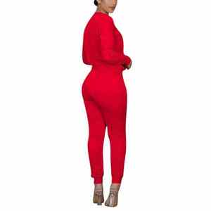 Survêtement d'automne personnalisé de qualité supérieure pour femmes adultes ensemble vêtements survêtements avec impression par sublimation à motif solide - Product Image 6