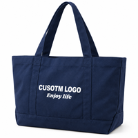 Sacs de voyage en toile épaisse à grande capacité avec logo personnalisé, fermeture éclair à bandoulière, sac de shopping pour femmes, usage quotidien