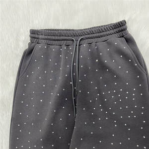 Nouveau dernier survêtement décontracté en strass de conception pour survêtement en strass de base unisexe avec pantalon de survêtement fabriqué par la ligne d'exportation urbaine - Product Image 5