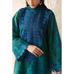Embroidered Lawn <b>Bohemian</b> Spring/<b>Summer</b> <b>Dress</b> SF-4426 - Product Image 3