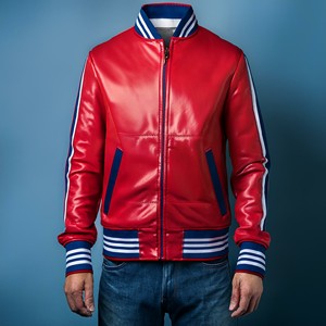 OEM personalizado Unisex Universidad Pop Chenille parches Logo bordado invierno Letterman Chicago lona transpirable Vintage Varsity - Product Image 2