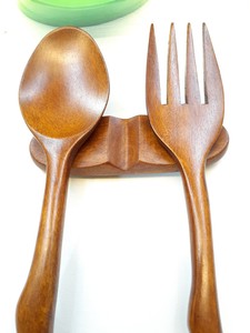 ชุดช้อนไม้เคลือบเงาราคาพิเศษสำหรับอาหารเย็นจากเวียดนาม - Product Image 4