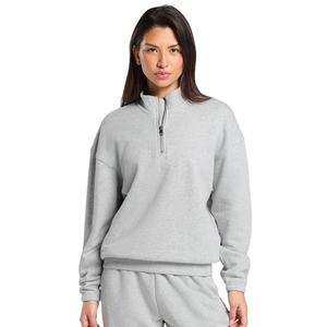 Pull zippé 1/4 pour femmes Sweatshirts noirs Logo personnalisé Qualité supérieure Choix parfait pour les détaillants et les acheteurs en gros - Product Image 5