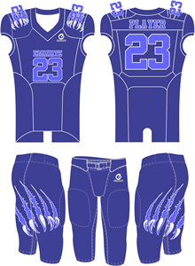 Nouveau design maillots de football américain pour jeunes hauts de sublimation personnalisés et bon marché uniformes d'utilisation sportive avec motif numérique - Product Image 3