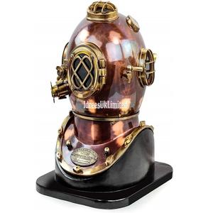 Antique Mark V US Navy Casque de plongée Plongeurs Metal Craft Deep Sea Scuba Dive Marine Craft - Product Image 2