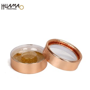 Caja de Papel Circular Dorada de Alta Gama, Multiusos, para Maquillaje, Pestañas Postizas, Decoración de Uñas, Muestras de Maquillaje, Almacenamiento de Joyas - Product Image 2