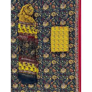 Conjunto de Salwar Kameez de Algodón sin Coser con Estampado Khadi, Dupatta de Chifón, Ropa Étnica India Moderna para Fiestas, Última Moda - Product Image 1