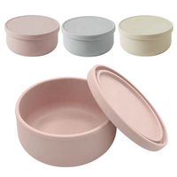 Bol en silicone écologique multifonctionnel Kim Kai Classic avec couvercle, récipient de stockage alimentaire