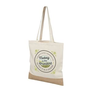 Sac de transport en coton écologique à la mode élégant réutilisable 100% sacs fourre-tout en toile de coton pur à vendre - Product Image 1