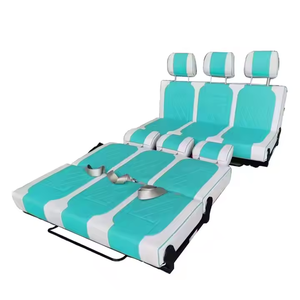 Siège arrière <span class=keywords><strong>rabattable</strong></span> pour fourgonnette trois places, siège triple avec ceinture de sécurité indépendante pour camping-car, fourgonnette, MPV, intérieur - Product Image 1