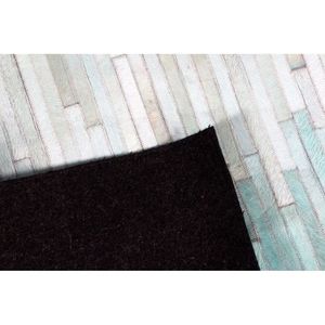 พรมหนังสีน้ำเงินแบบทอแบนสำหรับบ้านและสำนักงาน - Product Image 2