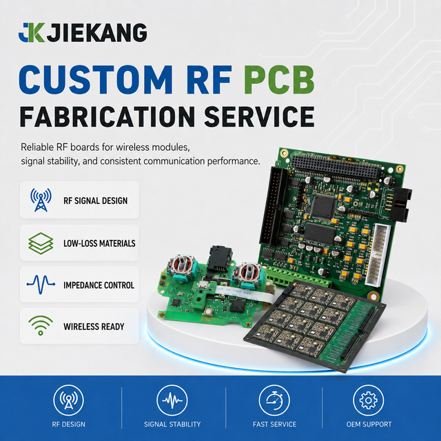 Custom RF PCB Fabrication Service for Wireless Communication Devices