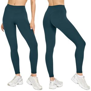 กางเกงเลกกิ้งเล่นโยคะเนื้อนิ่มสำหรับผู้หญิงทันสมัยกางเกงออกกำลังกายแนบเนื้อไร้ตะเข็บด้านหน้าสำหรับออกกำลังกาย - Product Image 1