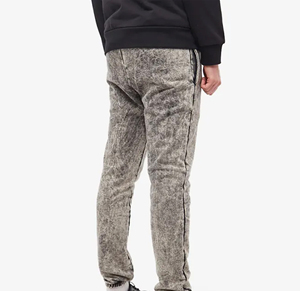 Pantalon de jogging droit en laine vintage imperméable pour homme, taille élastique, décontracté, poids moyen, respirant, style automne, jambe droite - Product Image 5