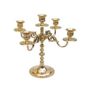 Portavelas de aleación de Metal Vintage, candelabro individual, centro de mesa de boda de Navidad, Decoración de mesa - Product Image 4