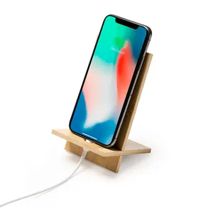 Support de smartphone en bambou personnalisé par Fred Desk Organizer Gadget - Product Image 1