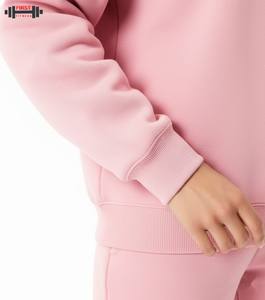 Sweat-shirt d'hiver pour femmes tendance, manches longues, vente en gros personnalisée, haute qualité, design doux, décontracté, fitness, tie-dye, 2 pièces, pas cher - Product Image 5