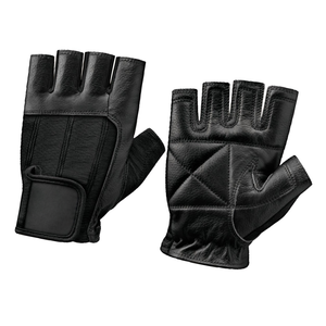 Guantes de Gimnasio de Cuero Más Vendidos, Guantes de Fitness de Medio Dedo para Levantamiento de Pesas - Product Image 1