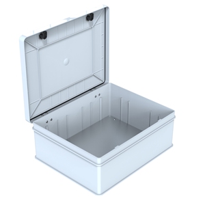 High Quality ABS Plastic Enclosure 400x500x190 mm IP65 White Injection-Molded <b>Surface</b> Mounted Panel Mounting <b>Plate</b> Distribution - Product Image 3
