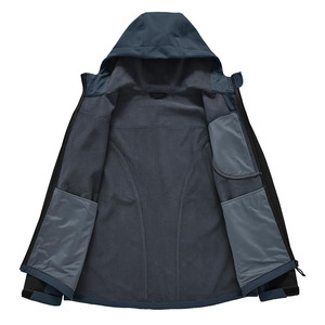 Chaqueta Softshell informal de último estilo para hombre, impermeable y resistente al viento con cuello levantado y cremallera, gran oferta - Product Image 5