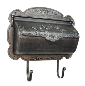 Garden Decorative Wall Mount Mailbox Metal <b>Post</b> <b>Box</b> Parcel Drop <b>Box</b> Modern <b>Outdoor</b> Metal Letter <b>Box</b> - Product Image 4