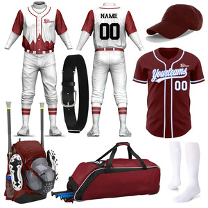 High Quality <b>Baseball</b> Kits Durable Fabric Comfortable Sports Wear Custom Team Training <b>Baseball</b> Kits For Practice Use - Product Image 1