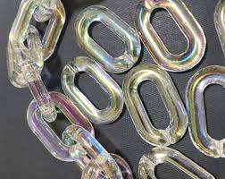 Chaîne à maillons en résine artisanale de haute qualité pour décoration murale - Product Image 5