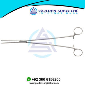 Abrazadera quirúrgica para casa de semillas 2nd Curve 2X3 Debakey, mandíbula atraumática, fórceps de sujeción de 300mm de longitud total - Product Image 4