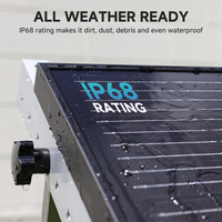 Panel Solar de Alta Calidad Rvpozwer de 100W, Tipo N, de Media Celda, con 22% de Eficiencia, Garantía de 25 Años, 24V, de Vidrio, para Almacenamiento de Energía Solar