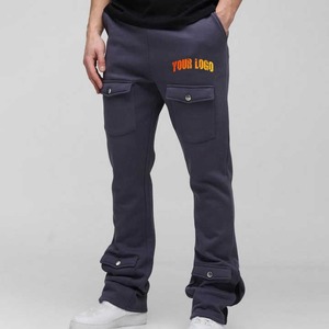Pantalones Deportivos Casuales de Lona para Hombre, de Pierna Recta y Corte Holgado, con Logotipo Personalizado Serigrafiado, Bolsillos Tipo Cargo, Resistentes al Viento y de Secado Rápido - Product Image 1