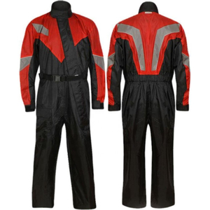 Traje de servicio OEM con conjunto de traje impermeable recién llegados ropa de lluvia personalizada chaqueta con bolsillos laterales sólidos para exteriores para adultos - Product Image 2