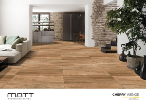 กระเบื้องปูพื้นลายไม้ ขนาด 600x1200 มม. ผิวมันเงา สำหรับใช้ภายในอพาร์ทเมนต์ - Product Image 4