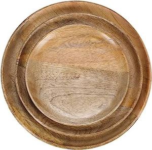 Meilleur fabricant de services à vaisselle en bois d'acacia, assiettes de présentation de haute qualité, assiettes en bois massif, taille personnalisée, artisanat fait main - Product Image 5