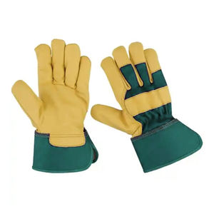 Precio barato vaca Split cuero guantes de trabajo seguridad soldadura construcción conductor trabajo cuero Rigger guantes de mano al mejor precio - Product Image 3