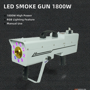 Pistola de Humo LED Portátil para Fiestas y Bodas, Equipo de Escenario Eléctrico de Metal con Control Manual para Espectáculos de DJ - Product Image 2