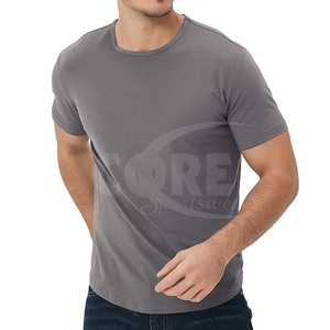 T-shirt à manches courtes respirant pour hommes, couleur unie, couleur unie, décontracté, extérieur, été - Product Image 3