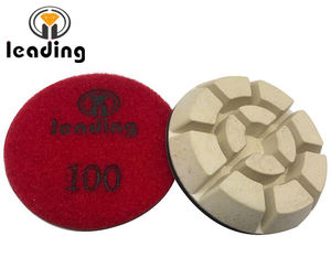 Disques de polissage en résine blanche de 76 mm (3 pouces) pour béton clair, non tachants, utilisation humide ou sèche, granulométrie de 30 à 3000, épaisseur de 10 mm - Product Image 4