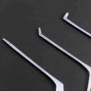 Set de pinces nasales Weil Blakesley droites, 45 et 90 degrés, 140 mm, 3 pièces, en acier, pour chirurgie FESS et ORL équine - Product Image 6