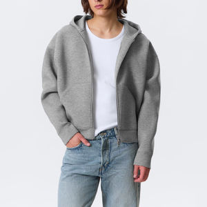 Nueva Sudadera con capucha gris de alta calidad con cremallera sin esfuerzo Cool Meets Everyday Comfort Relaxed Fit Streetwear Style Hoodies y sudaderas - Product Image 1